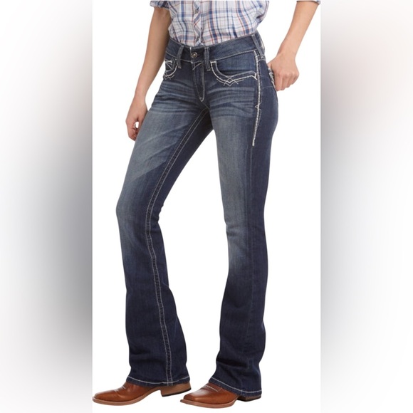 Ariat REAL Women's Blue Jeans.             #9 - Picture 1 of 14